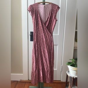 Cottage Core Wrap Dress